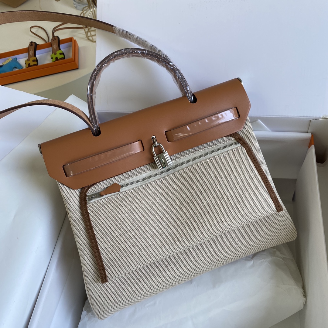 에르메스 에르백31 페가수스 한정판 골드브라운 은장